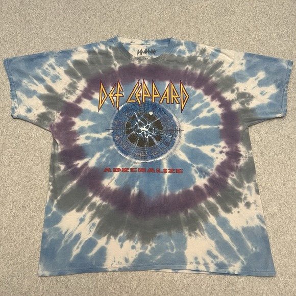 Def Leppard Other - Def Leppard T Shirt Mens XL Graphic TieDye Adrenalize Thrashed Grunge Modern